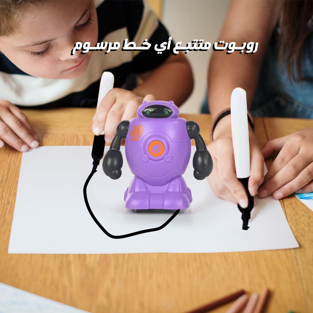 روبوت متابع اي خط مرسوم الأطفال 